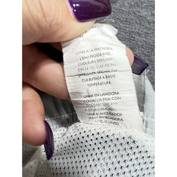 Y2K Nike Swim Trunks Mens Size XL White Red Blue Retro Drawstring Mesh Lined - Picture 7 of 7